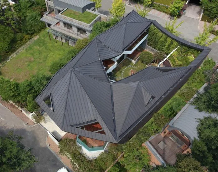 BIM architecture | Dynamic and continuous, forming a mountain range on its own: Korean "siheyuan"/IROJE KHM Architects