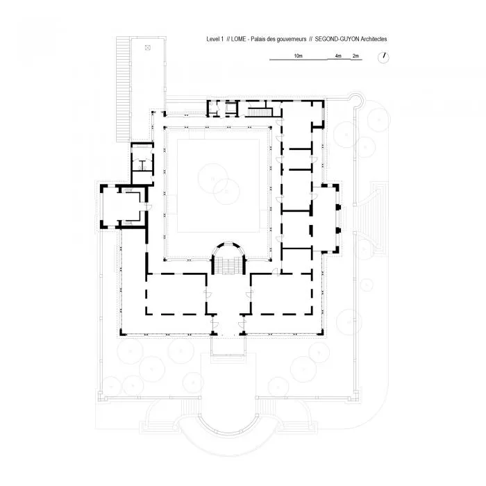 BIM Architecture | Dialogue between Past and Present - Exhibition Space and Studio at the Governor General's Residence in Lomé/Segond Guyon Architects