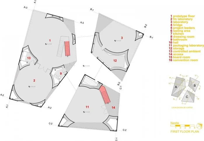 BIM Architecture | Crystal Like Transparency: Nestle Innovation Lab/Rojkind Arquitectos, Mexico