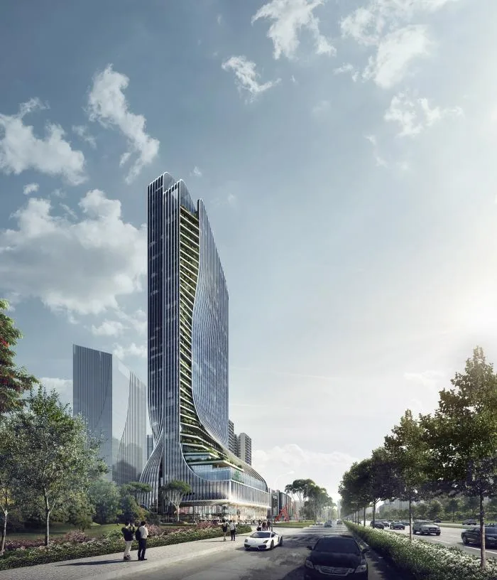 BIM Architecture | Originally, Skirts Can Really Look Like Skirts | Decoding GWP Fengsheng 101 Building