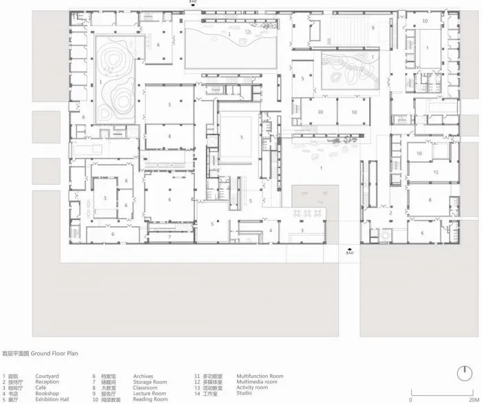 BIM Architecture | Shouxian Cultural and Art Center/Zhu Pei Architectural Firm