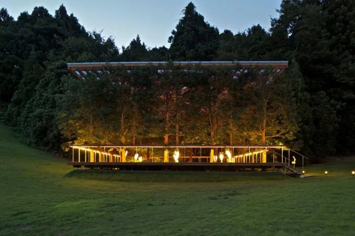 BIM Architecture | Fumihiko Maki Maezawa Residential Garden Outdoor Theater+White Flower Pavilion/APL Design Workshop