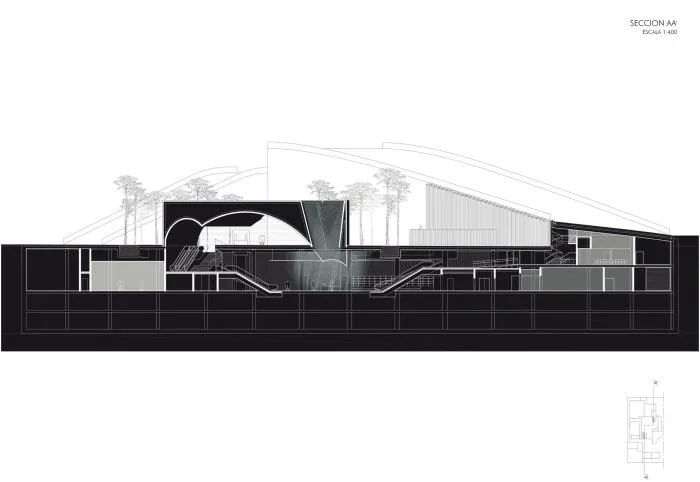 BIM architecture | Sculptures hollowed out and dancing: Seville New Cultural Center/V á zquez Consuegra