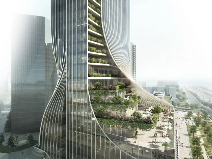 BIM Architecture | Originally, Skirts Can Really Look Like Skirts | Decoding GWP Fengsheng 101 Building