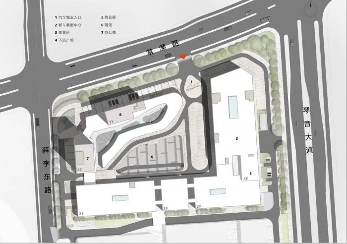 BIM Architecture | The Starting Point of Speed Car King - Tianyi International Automobile City/Sanyi Architectural Design