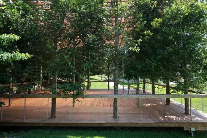 BIM Architecture | Fumihiko Maki Maezawa Residential Garden Outdoor Theater+White Flower Pavilion/APL Design Workshop