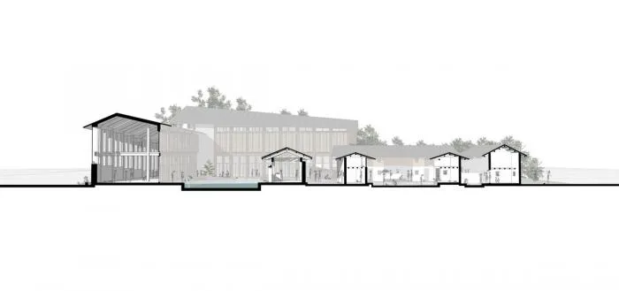 BIM Architecture | Rural Living Room Creation - Jiaoling Shed/Artificial Architecture Studio