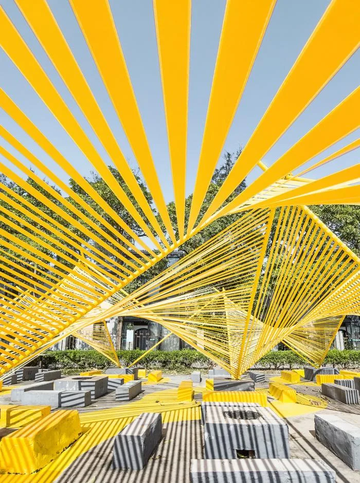 BIM Architecture | "Bonfire" Space Installation, Shenzhen/MAT Super Architecture Firm