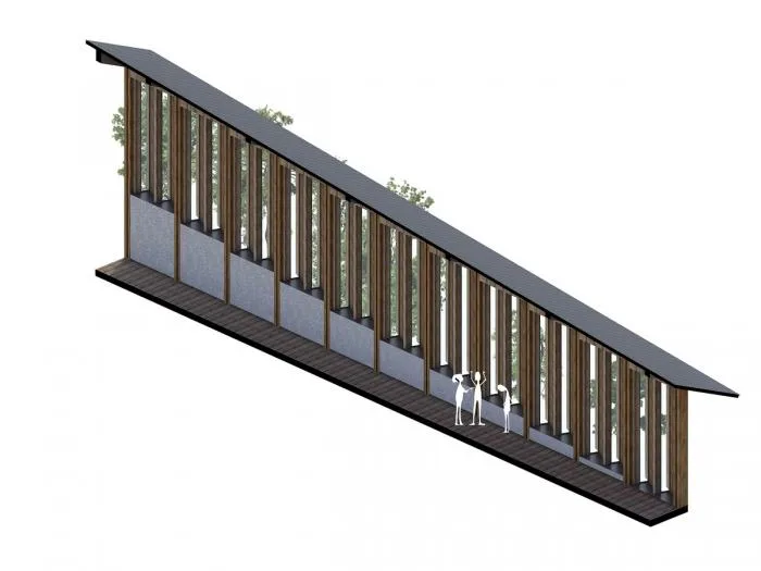 BIM Architecture | Rural Living Room Creation - Jiaoling Shed/Artificial Architecture Studio