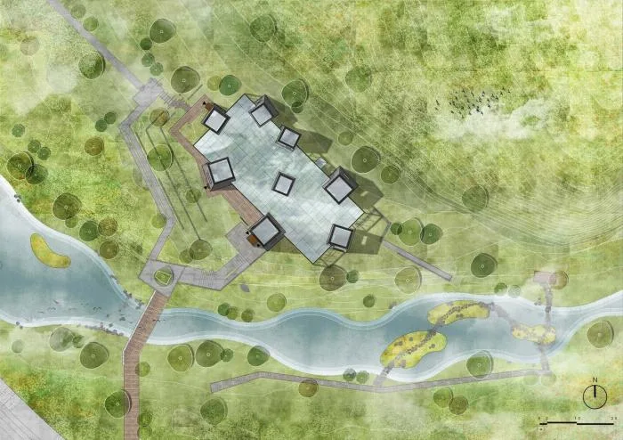 BIM Architecture | Moriya Onsen Center/B.L.U.E. Architectural Design Firm