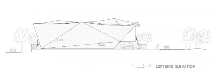 BIM architecture | Dynamic and continuous, forming a mountain range on its own: Korean "siheyuan"/IROJE KHM Architects