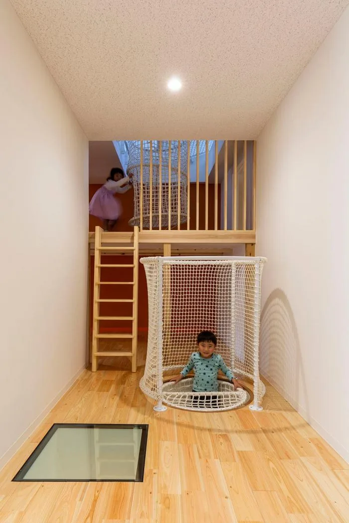 BIM Architecture | Wooden Playground in Children's Paintings, MRN Kindergarten/HIBINOSEKEI+Hibino Design