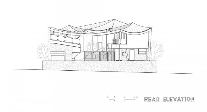 BIM architecture | Dynamic and continuous, forming a mountain range on its own: Korean "siheyuan"/IROJE KHM Architects