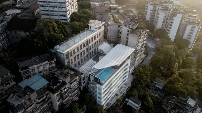 BIM Architecture | Wedding Skirt Skirt - Chongqing Printing Factory's Mountain Ghost Boutique Hotel Renovation/Ordinary Design