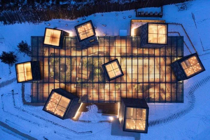 BIM Architecture | Moriya Onsen Center/B.L.U.E. Architectural Design Firm