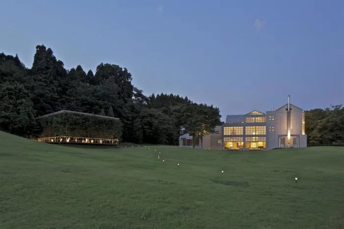 BIM Architecture | Fumihiko Maki Maezawa Residential Garden Outdoor Theater+White Flower Pavilion/APL Design Workshop