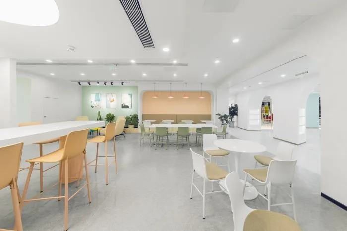 BIM Architecture | Comfortable and Elegant Cold Wind - Ruhan Cultural Office Space/inDeco Leading Building Intelligent Manufacturing