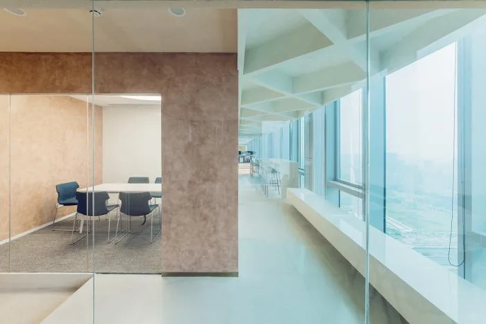 BIM Architecture | Comfortable and Elegant Cold Wind - Ruhan Cultural Office Space/inDeco Leading Building Intelligent Manufacturing