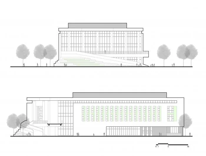 BIM Architecture | Small River Winding, Joyful Childhood - Ningbo Hangzhou Bay Binhai Primary School/Zhejiang University Architectural Design and Research Institute