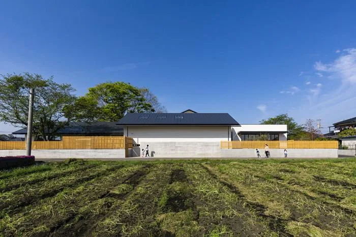 BIM Architecture | Wooden Playground in Children's Paintings, MRN Kindergarten/HIBINOSEKEI+Hibino Design