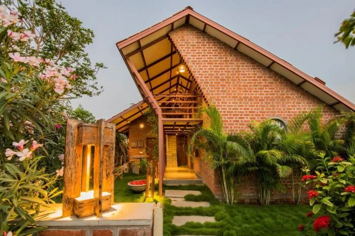BIM Architecture | Tranquil Garden Vacation Home - Indian Residential "Palasvada"