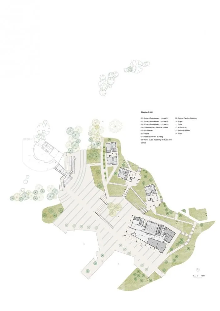 BIM Architecture | Limerick University School of Medicine and Dormitory Buildings/Grafton Architects