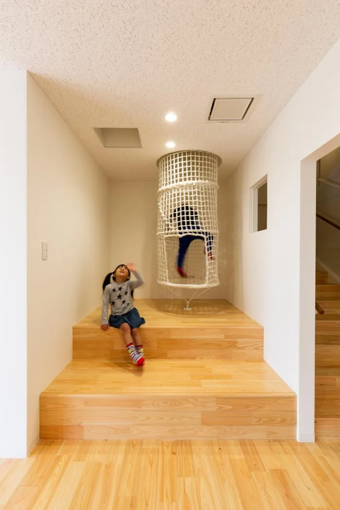 BIM Architecture | Wooden Playground in Children's Paintings, MRN Kindergarten/HIBINOSEKEI+Hibino Design