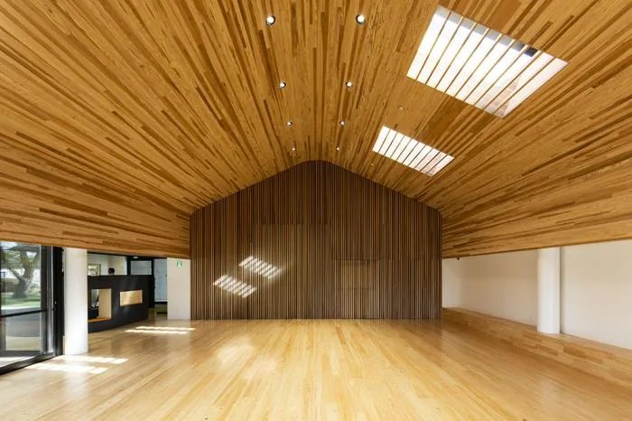 BIM Architecture | Wooden Playground in Children's Paintings, MRN Kindergarten/HIBINOSEKEI+Hibino Design