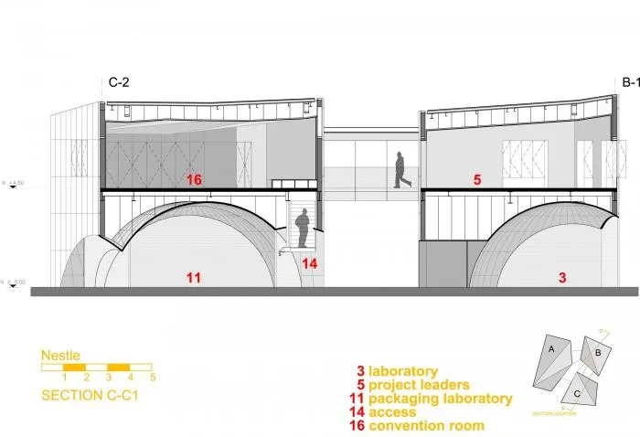 BIM Architecture | Crystal Like Transparency: Nestle Innovation Lab/Rojkind Arquitectos, Mexico