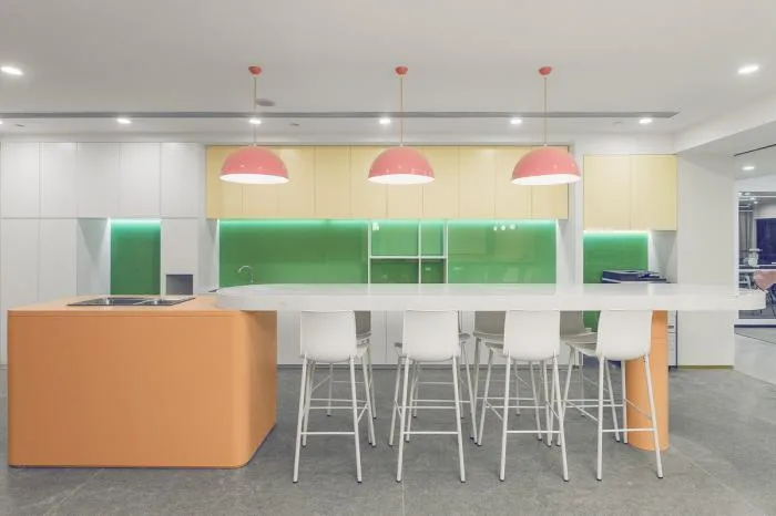 BIM Architecture | Comfortable and Elegant Cold Wind - Ruhan Cultural Office Space/inDeco Leading Building Intelligent Manufacturing