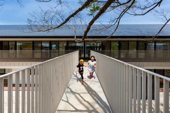 BIM Architecture | Wooden Playground in Children's Paintings, MRN Kindergarten/HIBINOSEKEI+Hibino Design