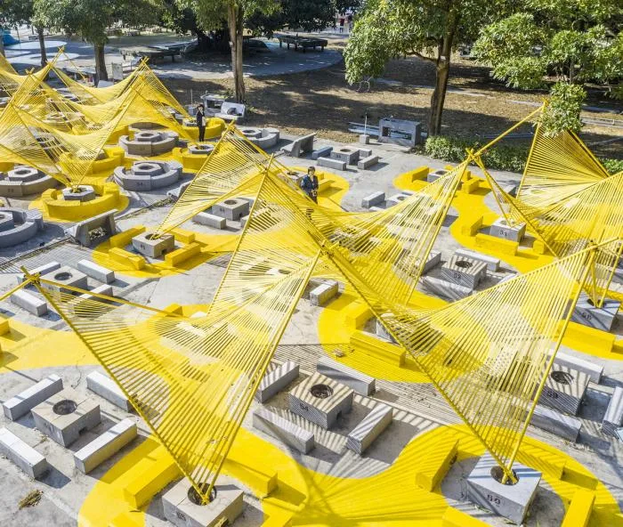 BIM Architecture | "Bonfire" Space Installation, Shenzhen/MAT Super Architecture Firm
