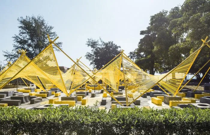 BIM Architecture | "Bonfire" Space Installation, Shenzhen/MAT Super Architecture Firm
