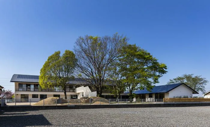 BIM Architecture | Wooden Playground in Children's Paintings, MRN Kindergarten/HIBINOSEKEI+Hibino Design