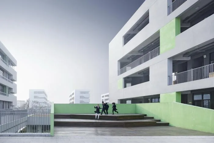 BIM Architecture | Small River Winding, Joyful Childhood - Ningbo Hangzhou Bay Binhai Primary School/Zhejiang University Architectural Design and Research Institute