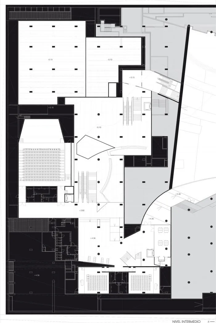 BIM architecture | Sculptures hollowed out and dancing: Seville New Cultural Center/V á zquez Consuegra