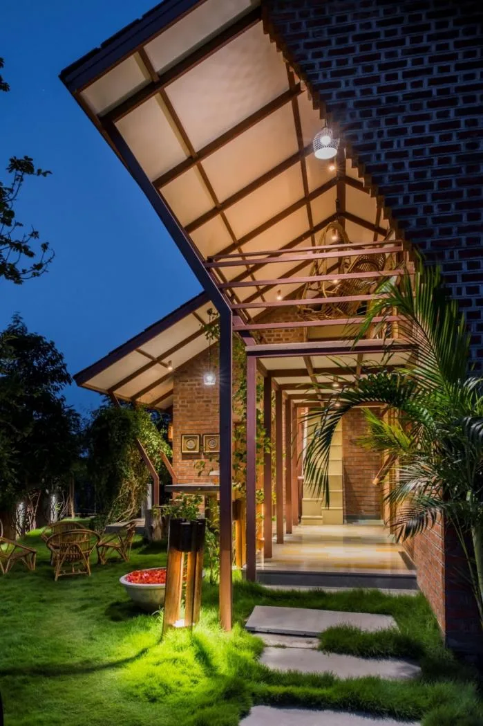 BIM Architecture | Tranquil Garden Vacation Home - Indian Residential "Palasvada"