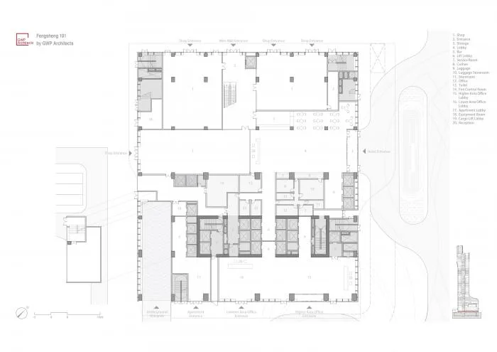 BIM Architecture | Originally, Skirts Can Really Look Like Skirts | Decoding GWP Fengsheng 101 Building