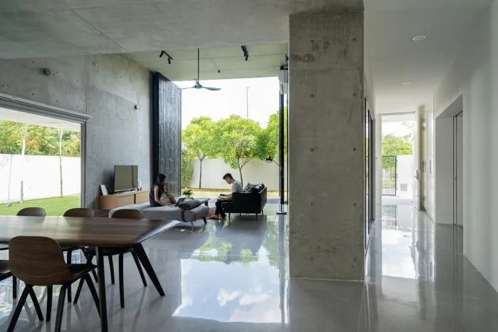 BIM Architecture | Simple yet Bold, the Small Freshness of Concrete Arched Tubes: Bewboc Residence/Fabian Tan
