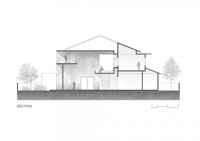 BIM Architecture | Simple yet Bold, the Small Freshness of Concrete Arched Tubes: Bewboc Residence/Fabian Tan