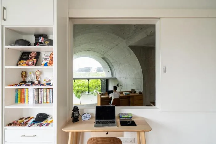 BIM Architecture | Simple yet Bold, the Small Freshness of Concrete Arched Tubes: Bewboc Residence/Fabian Tan