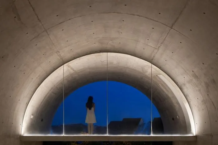 BIM Architecture | Simple yet Bold, the Small Freshness of Concrete Arched Tubes: Bewboc Residence/Fabian Tan