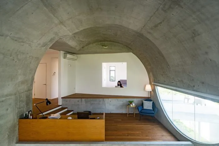 BIM Architecture | Simple yet Bold, the Small Freshness of Concrete Arched Tubes: Bewboc Residence/Fabian Tan