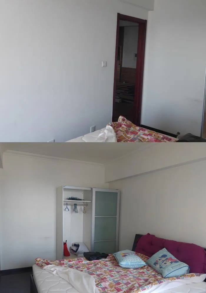 BIM Architecture | 46 ㎡ Beijing Old House Renovation, Minimalist Space for 90s Single Girls/Nameless Creativity Alliance