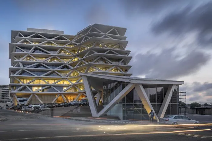 BIM Architecture | Ecological Landmark of Accra, known as the 'Gateway to West Africa', One Airport Square/MCA Architecture Firm