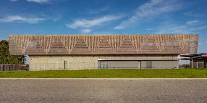 BIM Architecture | Butterflies lightly falling on the farm grass: Ger Stadium