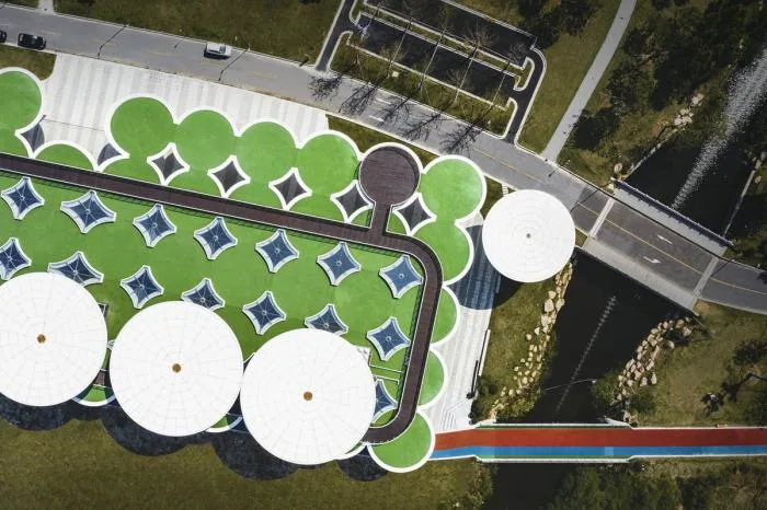 BIM Architecture | Dissolving and Dyeing: Linping Sports Park Supporting Project/Architectural Environment Design