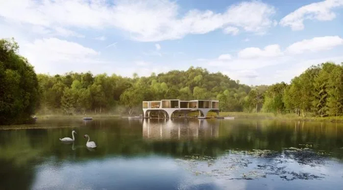 BIM architecture | Fishing boats on forest lakes: Land Ahoy