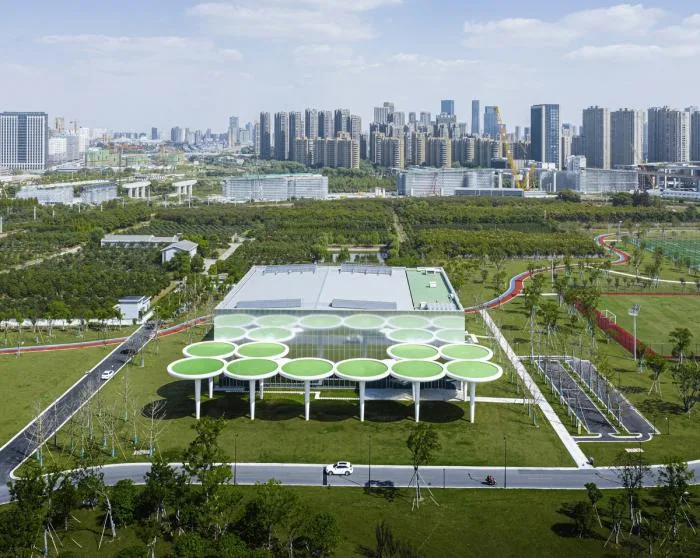 BIM Architecture | Dissolving and Dyeing: Linping Sports Park Supporting Project/Architectural Environment Design