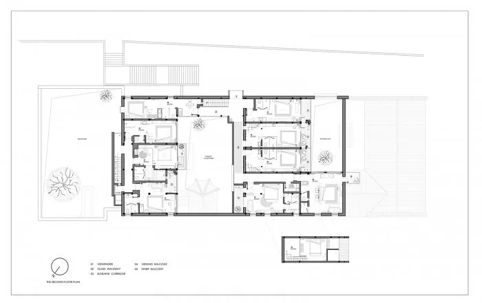 BIM architecture | Creating a modern and warm space under white walls and black tiles, Zhishe Nanchan Guanshui Hotel/Benzhe Architecture